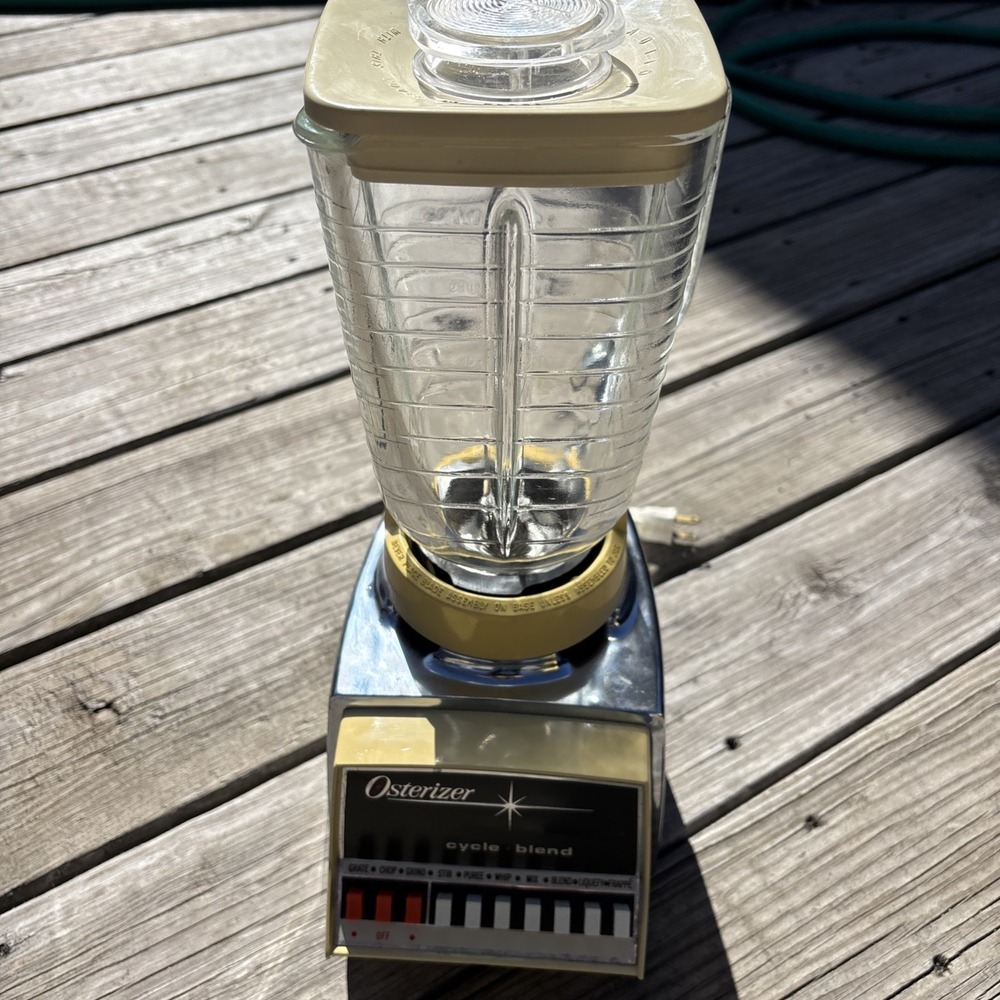 Vintage Osterizer 10 Cycle Imperial Blender  TESTED & Works
